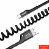 Kép 3/3 - Baseus Spring USB-USB-C rugós kábel 1m 2A (fekete)