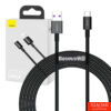 Kép 1/4 - USB-USB-C Baseus Superior sorozatú kábel, 66 W, 2 m (fekete)