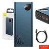 Kép 1/10 - Baseus Adaman Metal Powerbank 20000mAh, PD, QC 3.0, 65W, 2xUSB + USB-C + mikro USB, (kék)