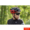 Kép 1/2 - Rockbros kerékpáros sisak, szemüveggel, WT027-S, piros