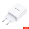 Kép 3/5 - Vipfan  hálózati töltőadapter+ Lightning kábel , E03, 1x USB, 18W, QC 3.0, fehér