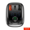 Kép 5/8 - Baseus T alakú autós Bluetooth MP3 lejátszó, S-13, fekete