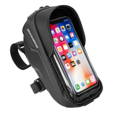 Rockbros kerékpáros táska, telefon tartó, B70, fekete