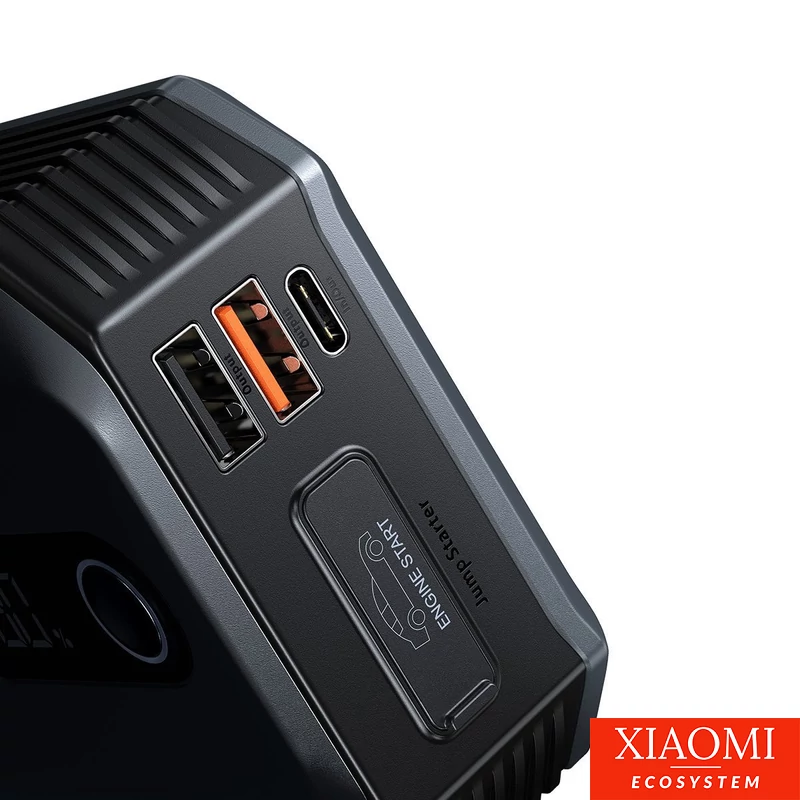 Baseus Super Energy Max autós gyorsindító, Jump Starter Powerbank / Indító, 20000mAh, 2000A, USB, fekete