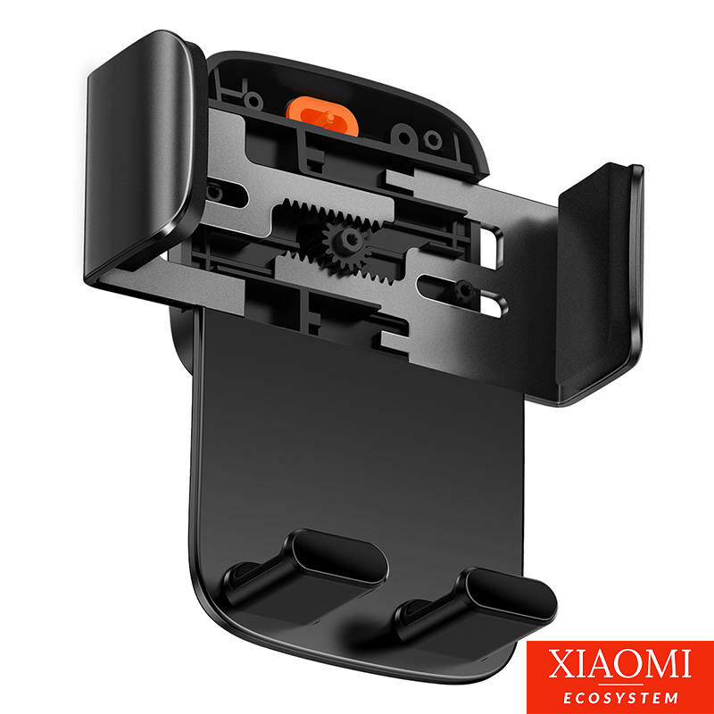 Baseus Easy Control Clamp autós telefontartó tapadókoronggal (fekete)
