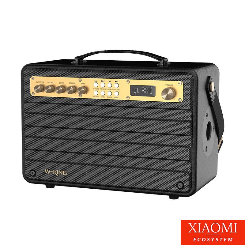 W-KING K6S 100W Wireless Bluetooth Speaker, hangszóró, mikrofon és távirányítóval, fekete