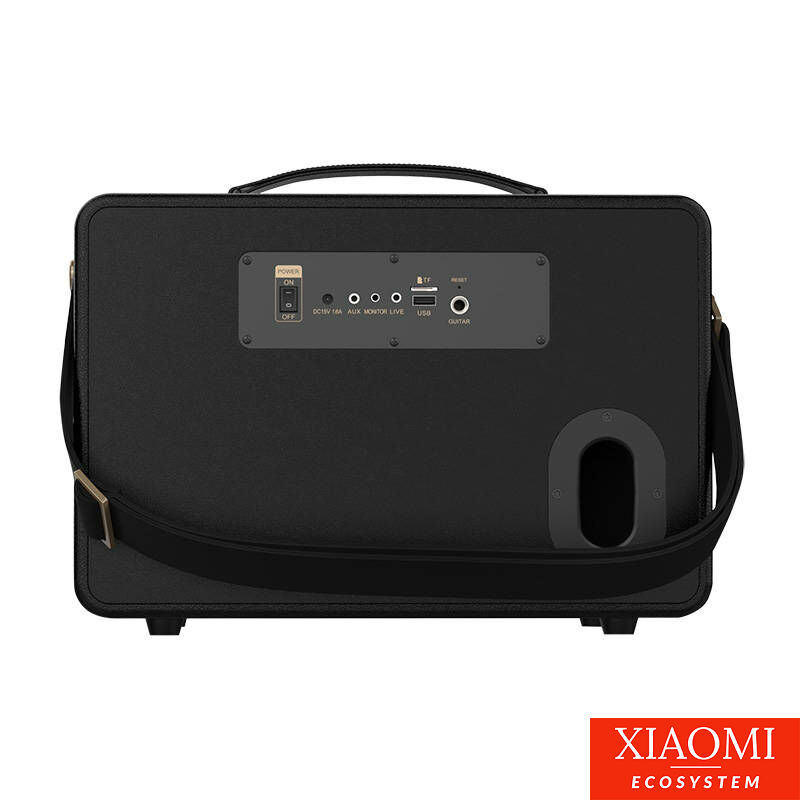 W-KING K6S 100W Wireless Bluetooth Speaker, hangszóró, mikrofon és távirányítóval, fekete