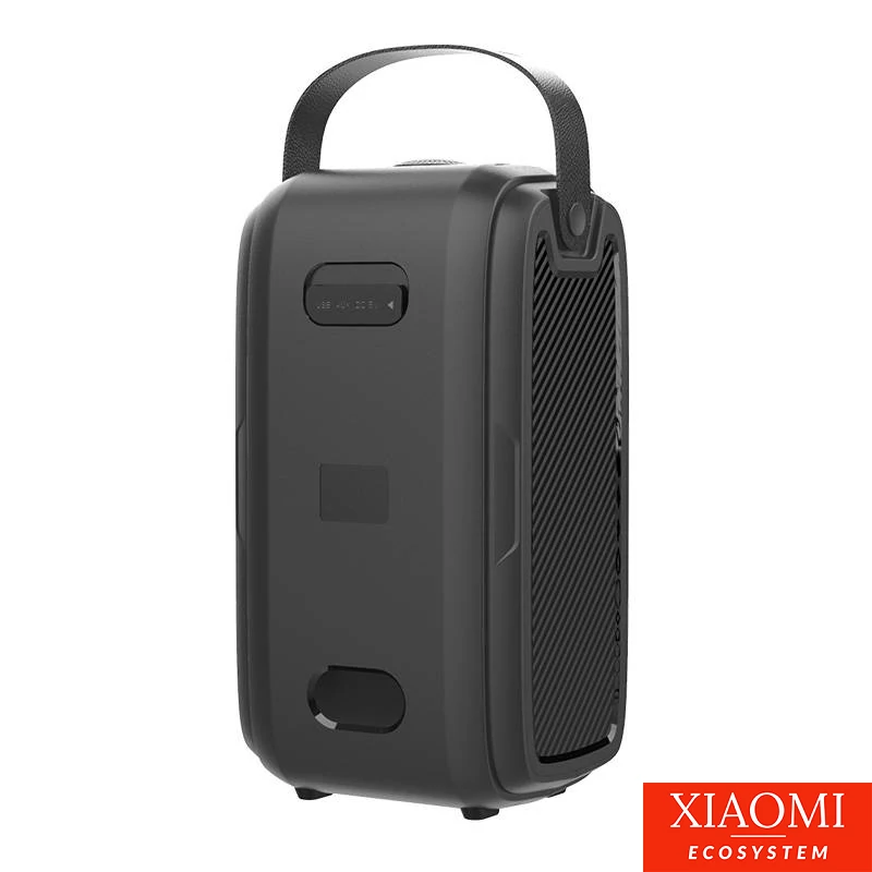 W-KING T9 vezeték nélküli Bluetooth hangszóró, mikrofonnal, 60W, fekete
