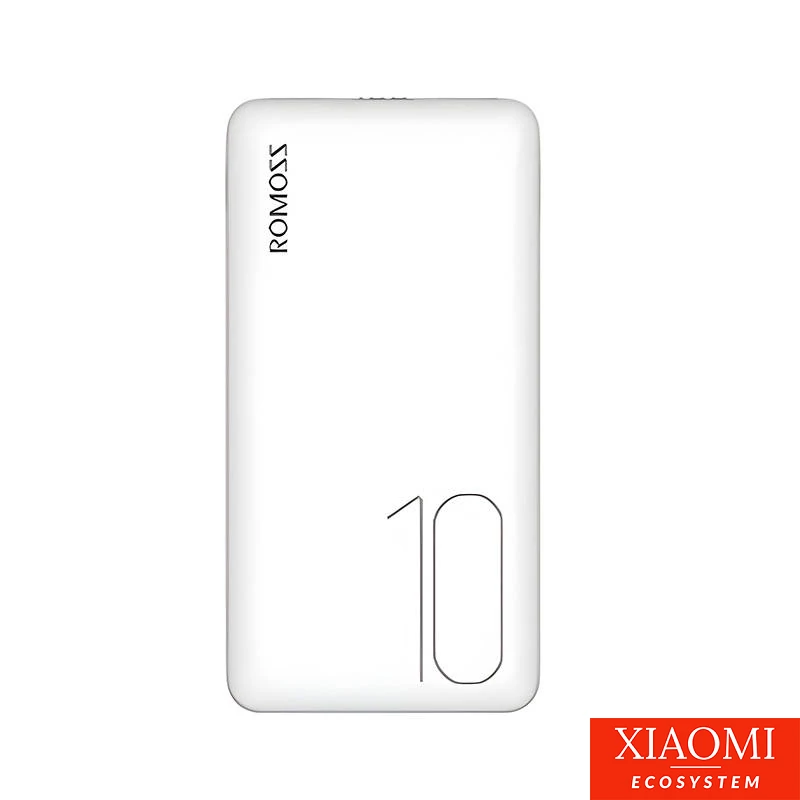 Romoss PSP10 powerbank, 10000mAh, fehér