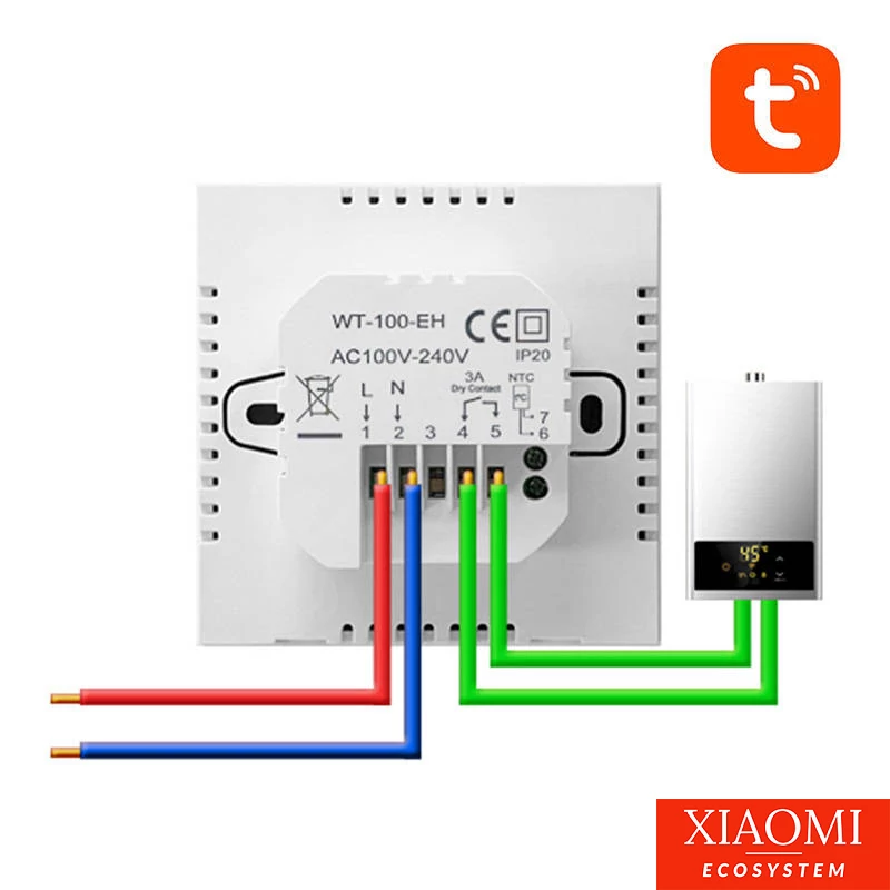 Avatto okos termosztát ZWT100-BH-3A Zigbee Tuya