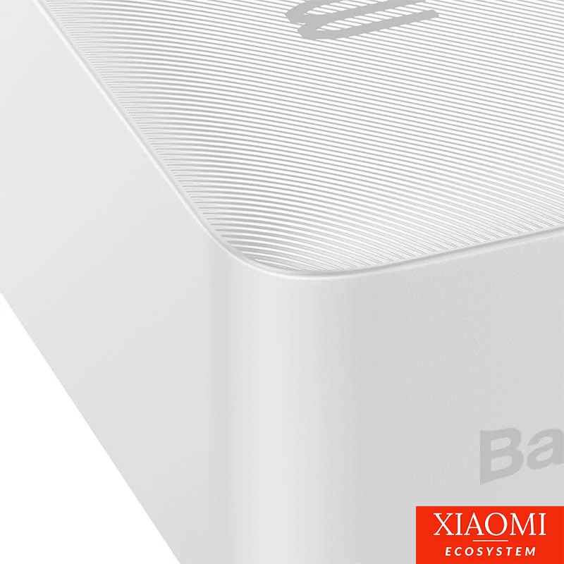 Baseus Bipow Powerbank, 30000mAh, 20W (fehér)